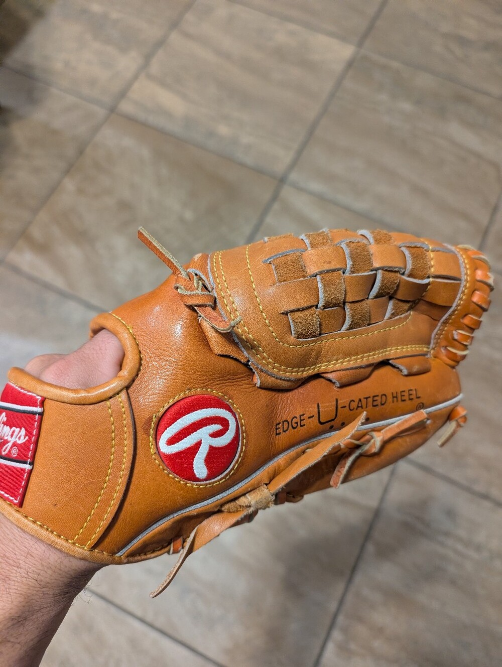 Vintage Rawlings C100-5 The Century Series Baseball Softball Glove Mitt 12"